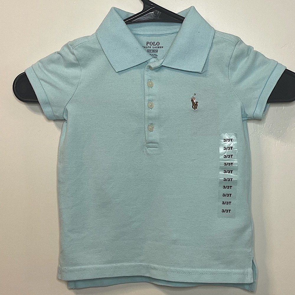 COPY - Polo Ralph Lauren Aqua Girls Polo Shirt size 3/3T